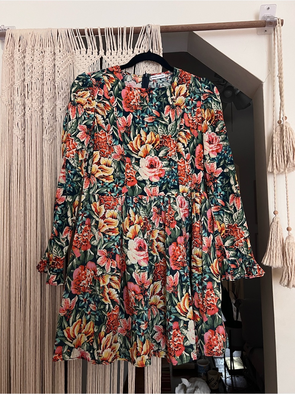 Batsheva x Laura Ashley Mini Prairie Dress Size 4